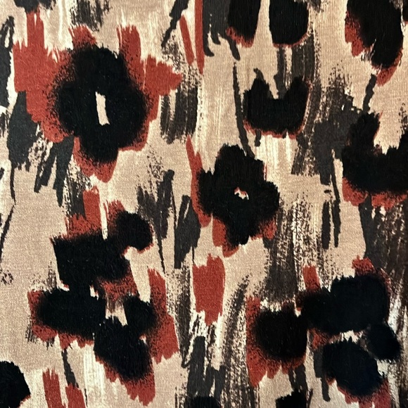 NWT AVENUE  Animal Print Dress -long sleeve knit fit & flare 4X - Picture 10 of 14